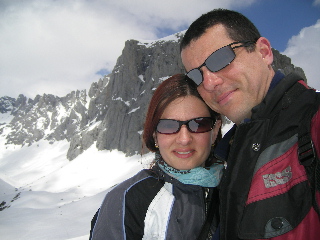 Immy and James camping spot in the Picos.JPG